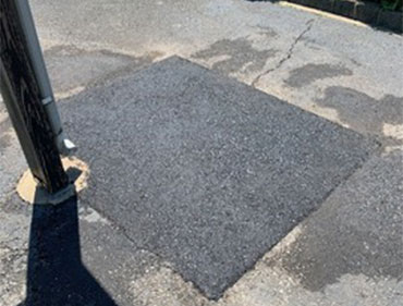 Tarmac pothole repair project in Birmingham West Midlands